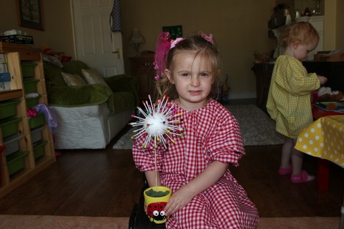 Smock art montessori gingham - art,